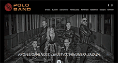 Desktop Screenshot of polo-band.com