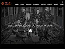 Tablet Screenshot of polo-band.com